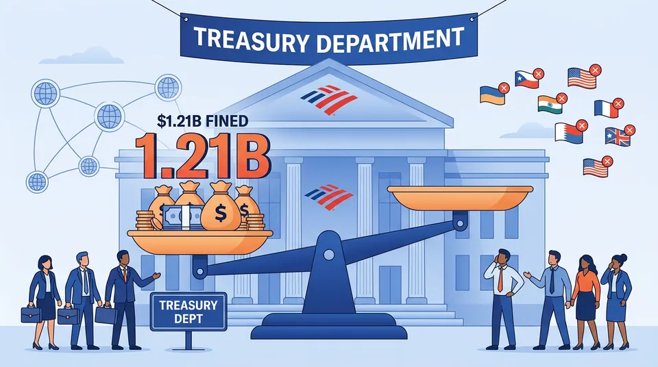 Bank of America fined $1.21B for AML violations