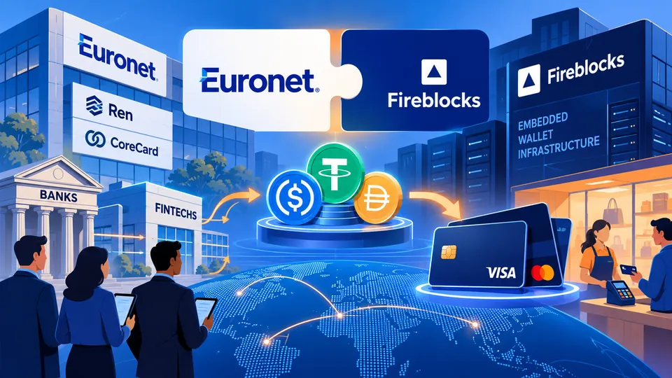 Euronet and Fireblocks Launch Stablecoin-Funded Card Issuing