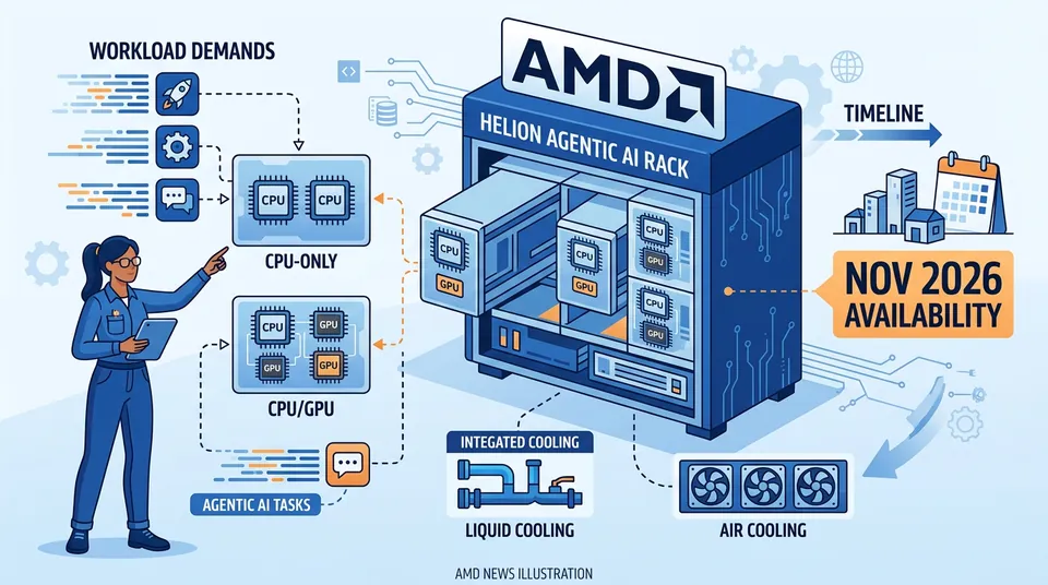 AMD Introduces Helion Agentic AI Rack for Customizable AI Infrastructure