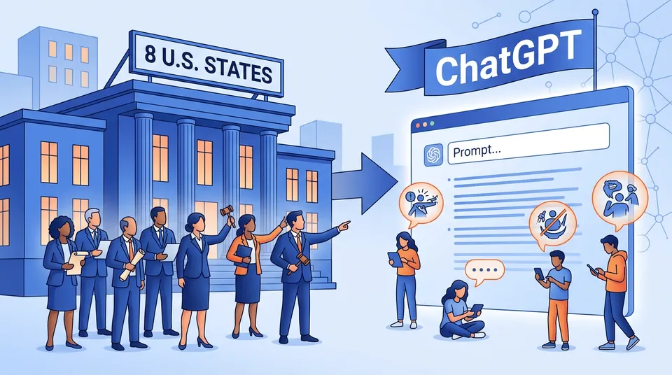 The United States has 8 states suing OpenAI, accusing ChatGPT of guiding teenagers to self-harm or harm others.