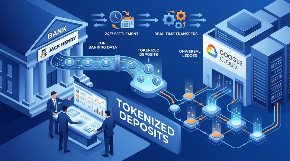 Jack Henry Announces Integration with Google Cloud Universal Ledger for Tokenized Deposits