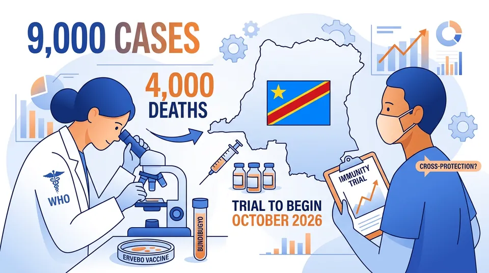WHO confirms Ebola vaccine trial to begin in DR Congo within weeks