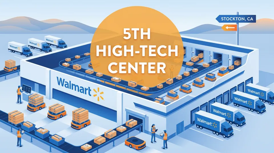Walmart Opens New Automated E-Commerce Fulfillment Center in California