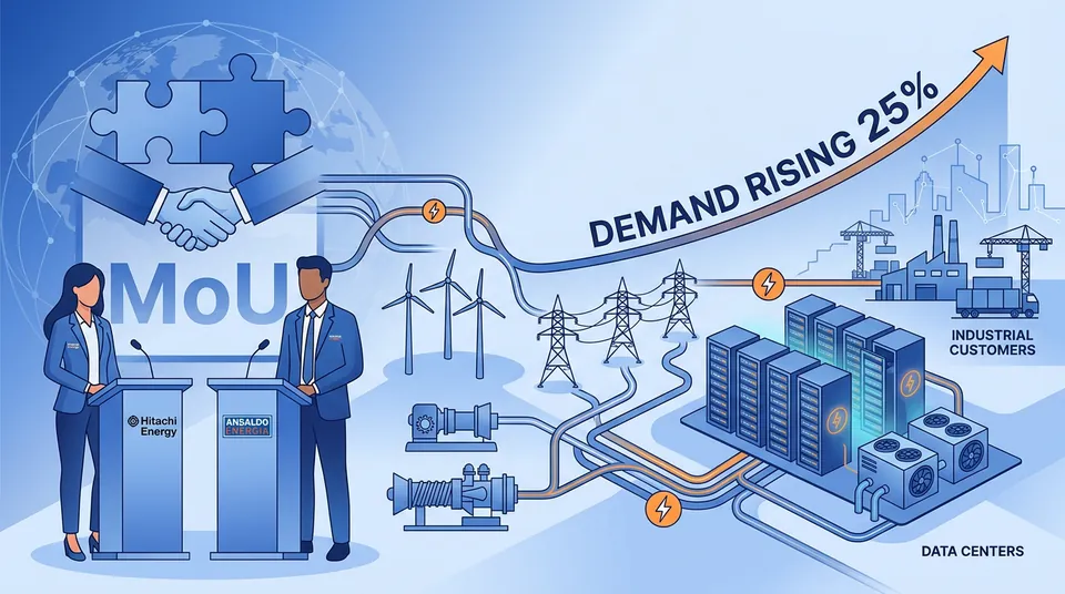 Hitachi Energy and Ansaldo Energia form partnership to deliver integrated power solutions for rising electricity demand